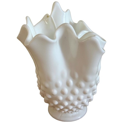 Vintage fenton milk glass - milk,